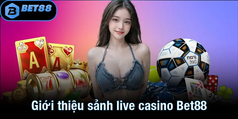 Giới thiệu cơ bản về sảnh live casino Bet88